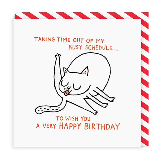 Busy Schedule BirthdayCard | Gemma Correll (UK)