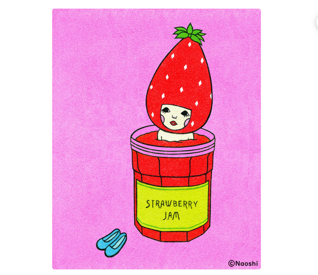 Strawberry Jam Postcard | Naoshi (CA)