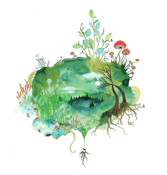 The World Awaits Art Print | Melissa Moss (NC)