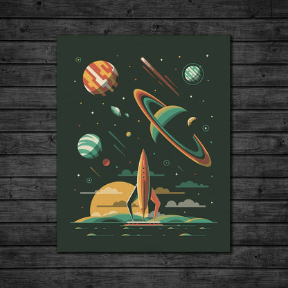 Rocketeer Series Screenprint | Aquarius | DKNG Studios (CA)