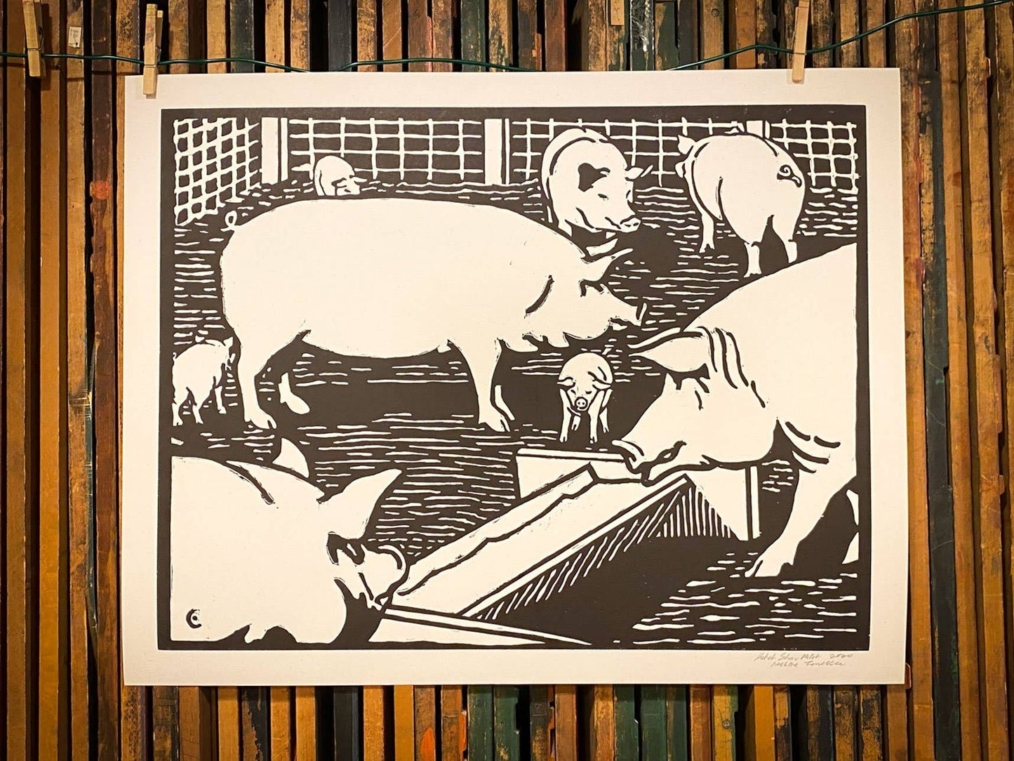 Barnyard Pig | Hatch Show Print (TN)