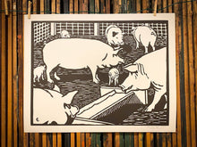 Load image into Gallery viewer, Barnyard Pig | Hatch Show Print (TN)
