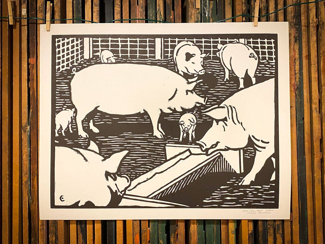 Barnyard Pig | Hatch Show Print (TN)