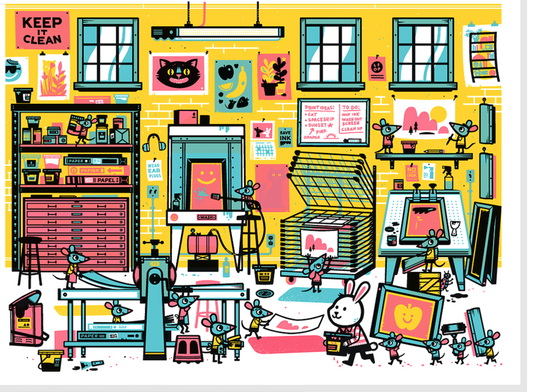 Print Shop Screenprint | The Little Friends of Printmaking (CA)