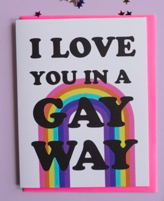 Gay Way Card | Ash + Chess (VA)