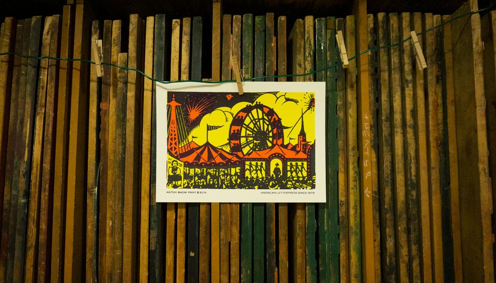 Ferris Wheel Window Card | Hatch Show Print (TN)