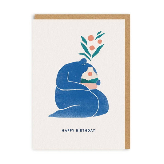 Happy Birthday Figure Card  | Miles Tewson (UK)