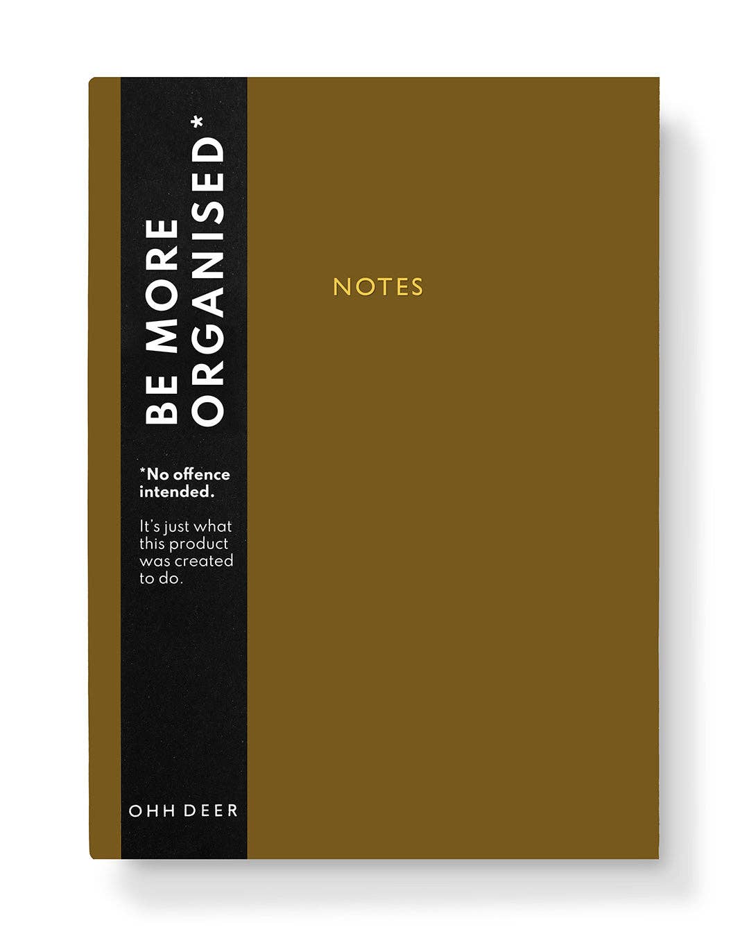 Khaki Linen Notebook (A5) | Ohh Deer (UK)