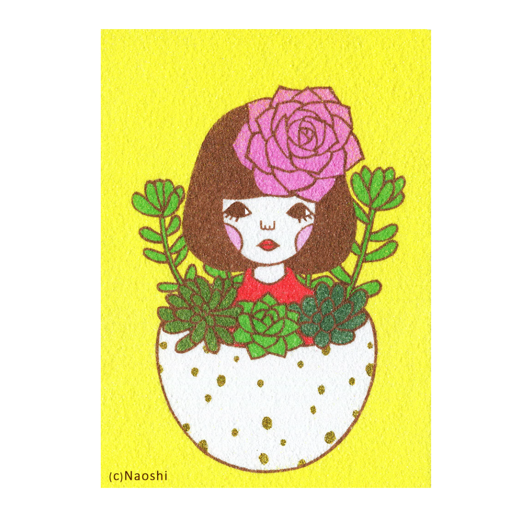 Succulent Girl | Naoshi (CA) | 5x7