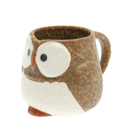 Ceramic Brown Owl Mug (Japan)