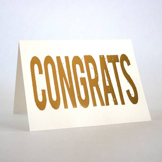 Congrats Gold Foil | Fugu Fugu (CA)