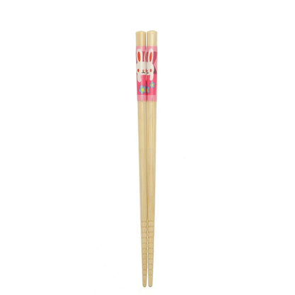 Bamboo Pink Bunny Chopsticks
