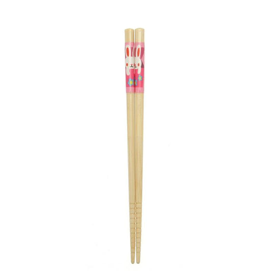 Bamboo Pink Bunny Chopsticks