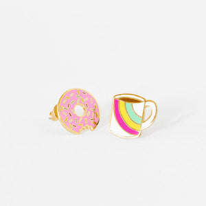 Coffee and Donuts Earrings  | Yellow Owl Workshop (CA)