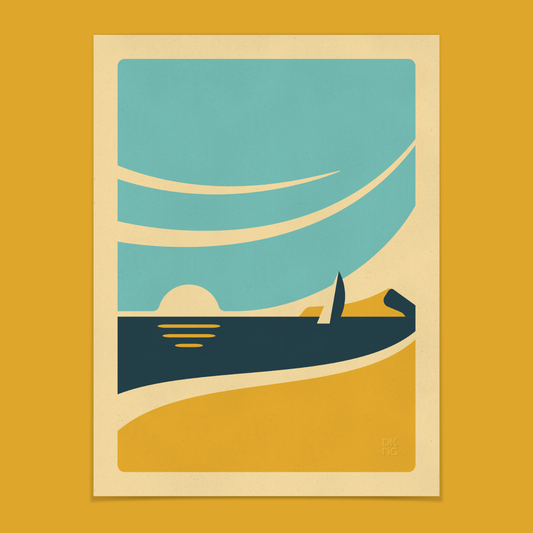 Horizons Series Screenprint | Beach | DKNG Studios (CA)