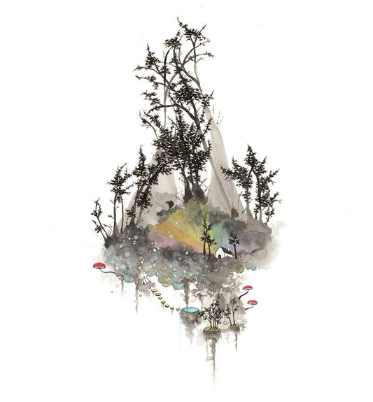 Paradise Found Art Print | Melissa Moss (NC)