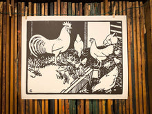 Load image into Gallery viewer, Barnyard Chickens | Hatch Show Print (TN)
