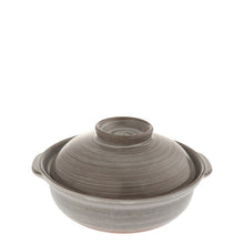Load image into Gallery viewer, White Swirls Taupe 6-Gp Donabe
