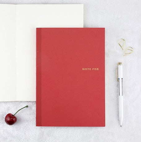 NOTE FOR  Basic A6 Notebook (Japan) | Red