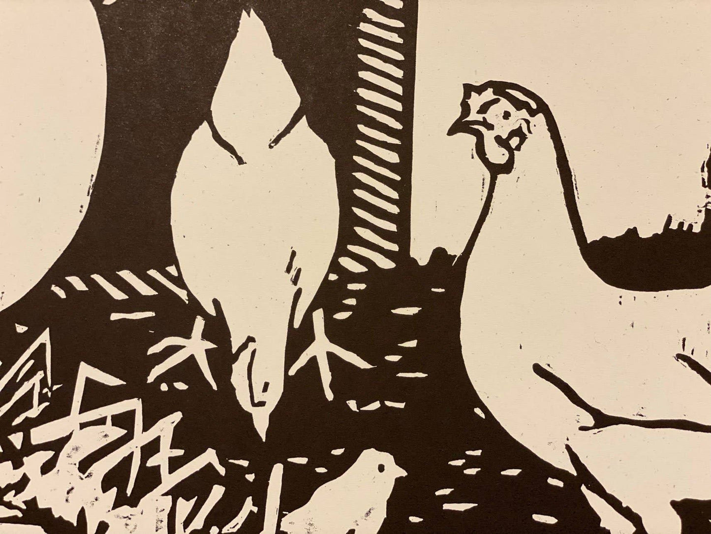Barnyard Chickens | Hatch Show Print (TN)