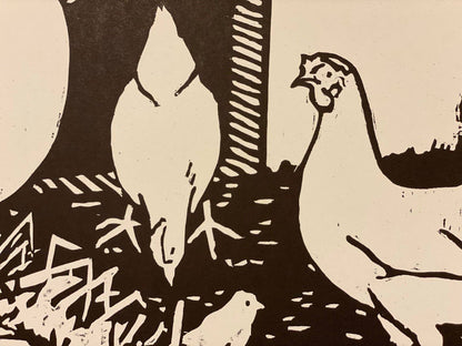 Barnyard Chickens | Hatch Show Print (TN)