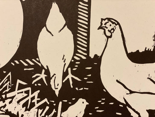 Barnyard Chickens | Hatch Show Print (TN)