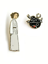 Load image into Gallery viewer, The Princess and Roundy Enamel Pin by Scott C.
