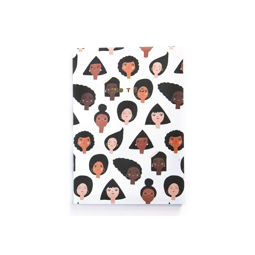 Geometric Girls Notebook | Carolyn Suzuki (CA)