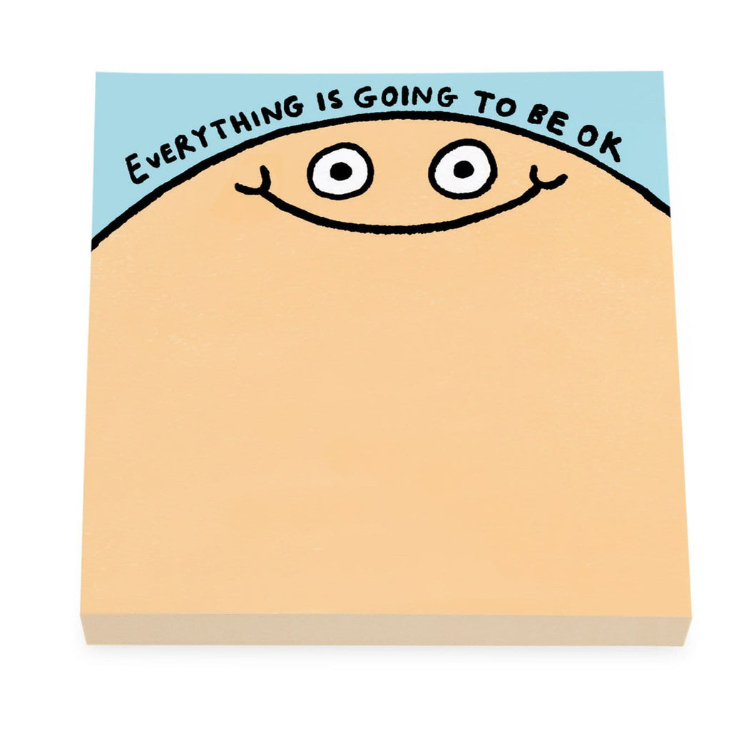 Going To Be OK Sticky Note Pad | Gemma Correll (UK)