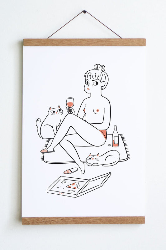 Night In Art Print | Julia Bereciartu
