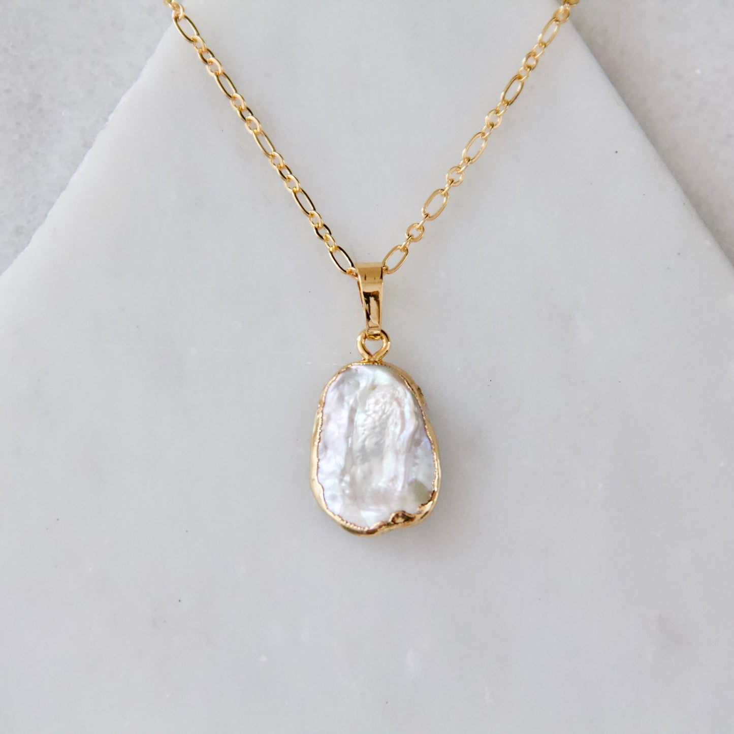 Natural Pearl Necklace | Mesa Blue (TX)