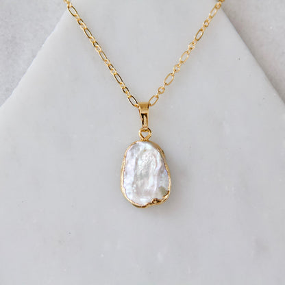 Natural Pearl Necklace | Mesa Blue (TX)