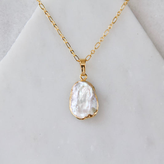 Natural Pearl Necklace | Mesa Blue (TX)