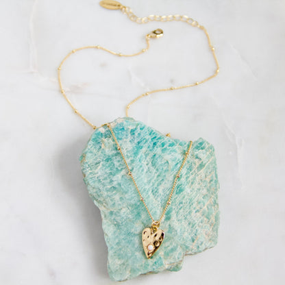 Opal Heart Necklace | Mesa Blue (TX)
