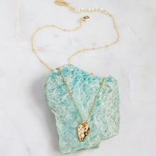 Load image into Gallery viewer, Opal Heart Necklace | Mesa Blue (TX)
