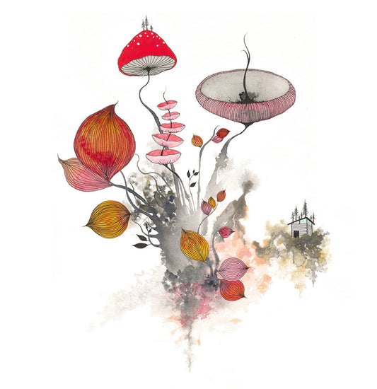 Our Strange & Beautiful Life Art Print | Melissa Moss (NC)