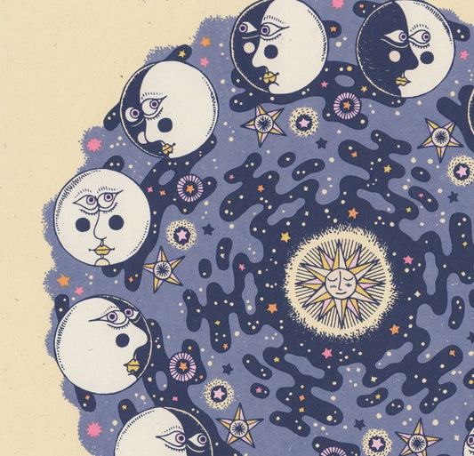 Moon Phases Screen Print | Daria Tessler (OR)