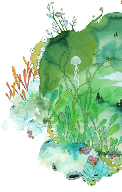 The World Awaits Art Print | Melissa Moss (NC)