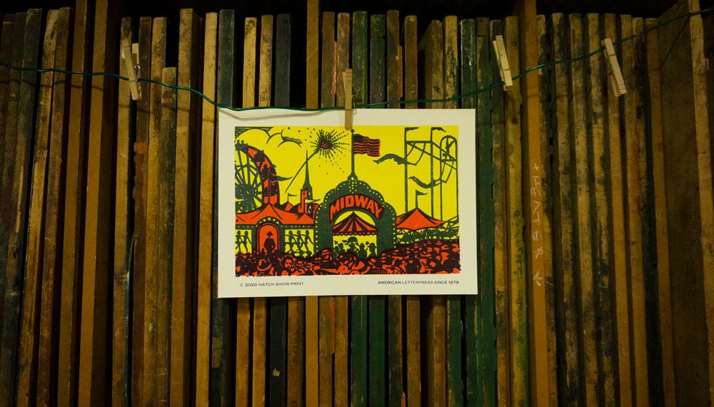 Midway Window Card | Hatch Show Print (TN)