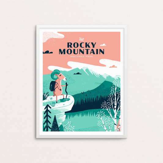 Rocky Mountains National Park Art Print | Factory 43 (WA)