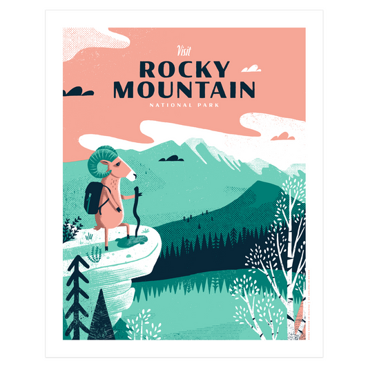 Rocky Mountains National Park Art Print | Factory 43 (WA)