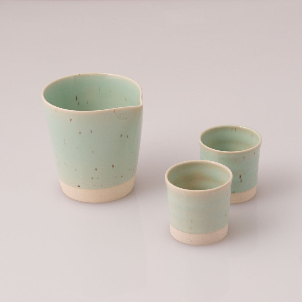 Mint Porcelain Sake Set