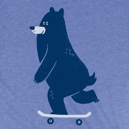 Skateboarding Bear Tee by Factory 43 (WA)