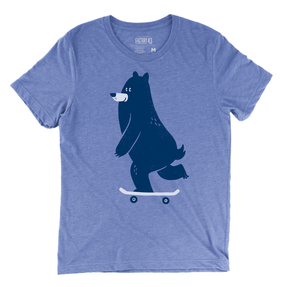 Skateboarding Bear Tee by Factory 43 (WA)