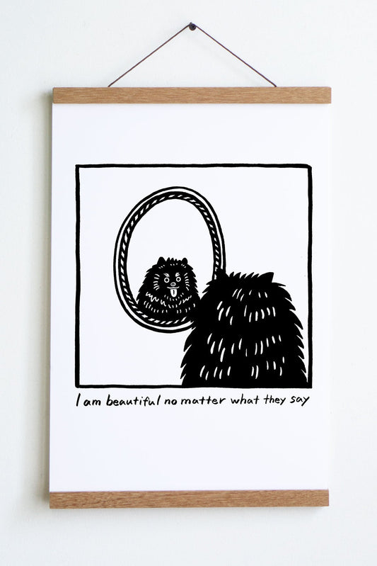 Daily Affirmation Art Print | Satoshi Kurosaki