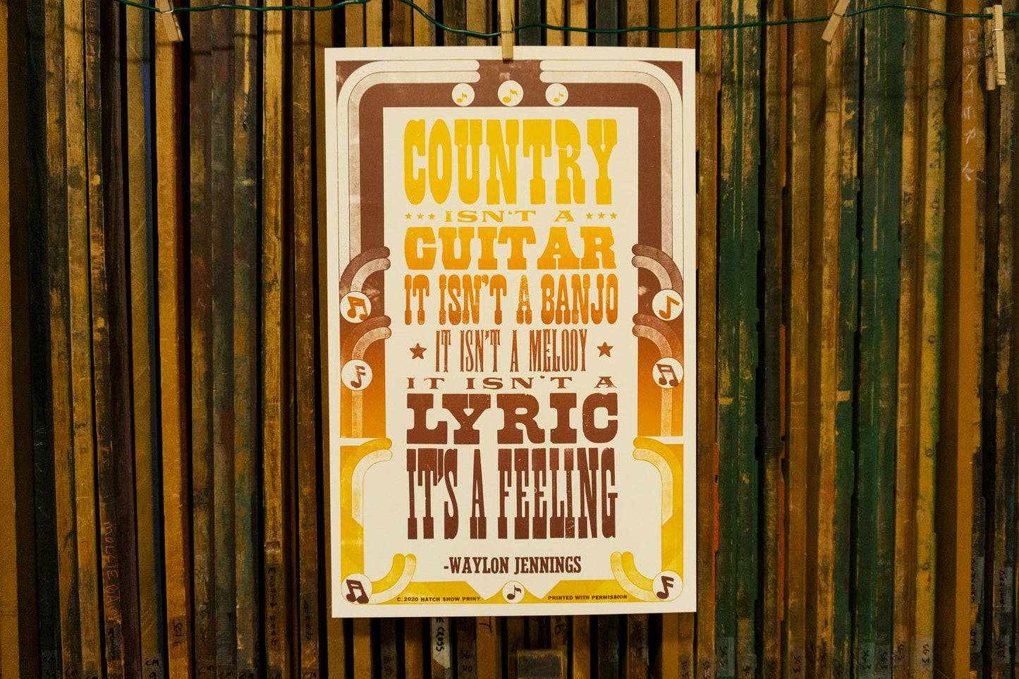 Waylon Jennings | Hatch Show Print (TN)