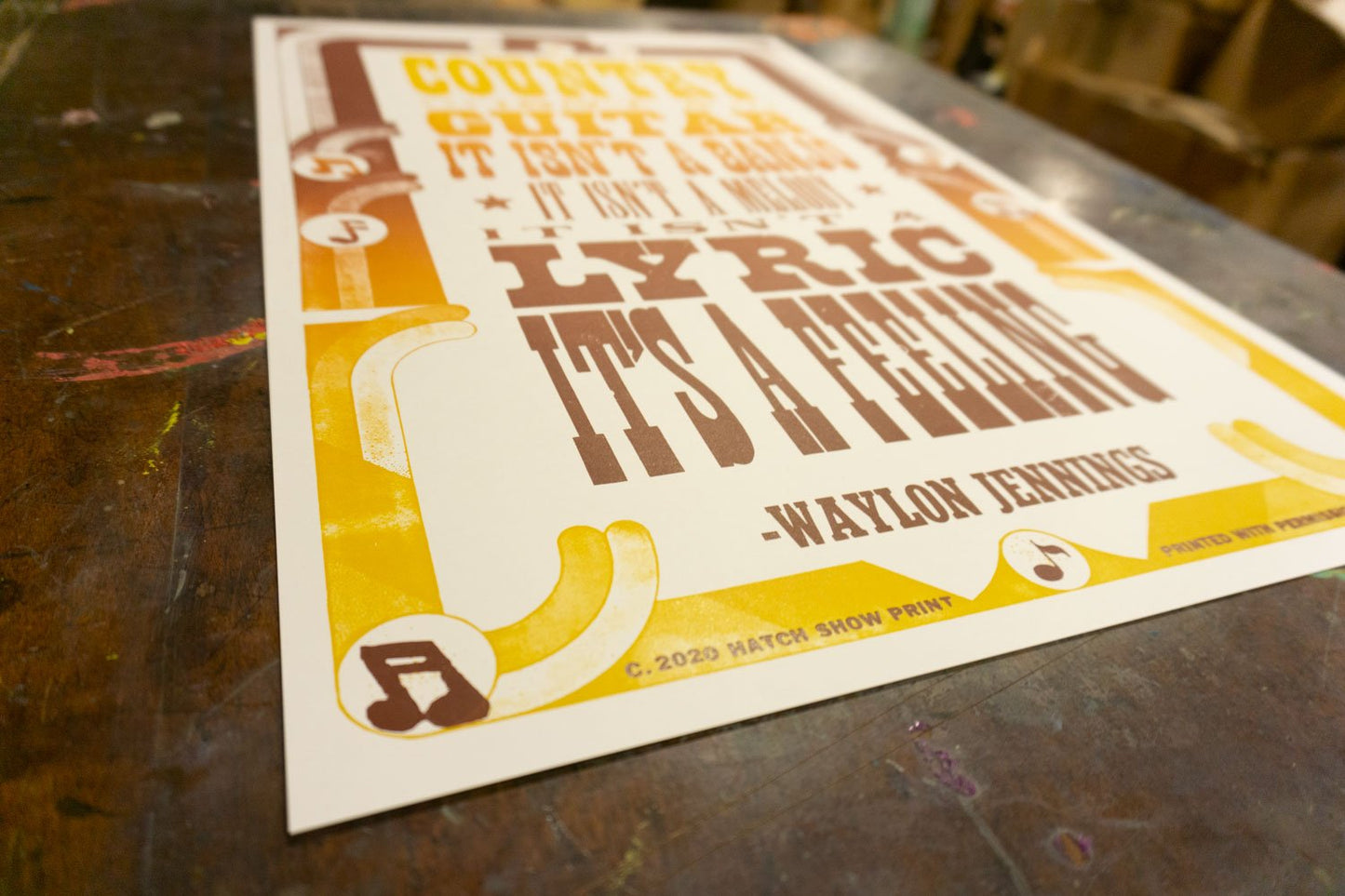 Waylon Jennings | Hatch Show Print (TN)