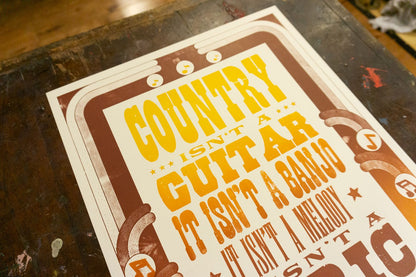 Waylon Jennings | Hatch Show Print (TN)