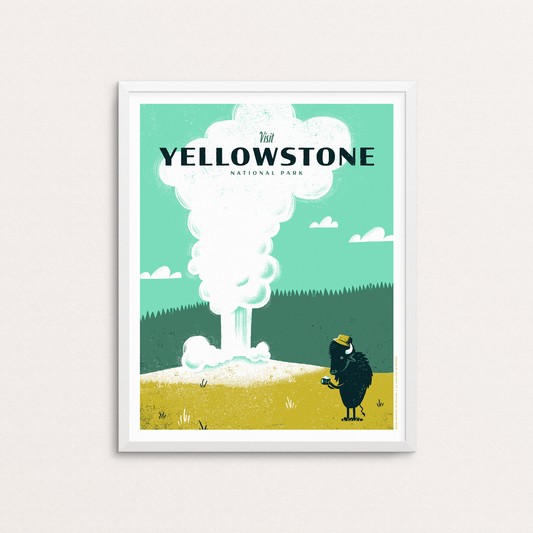 Yellowstone National Park Art Print | Factory 43 (WA)