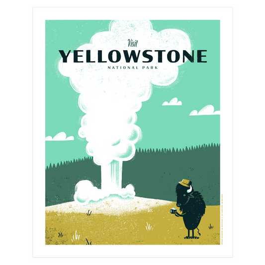 Yellowstone National Park Art Print | Factory 43 (WA)